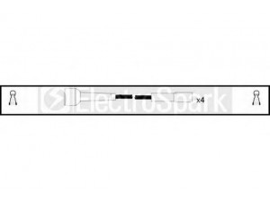 STANDARD OEK658 uždegimo laido komplektas 
 Kibirkšties / kaitinamasis uždegimas -> Uždegimo laidai/jungtys
77 00 874 564