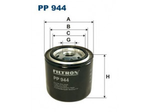 FILTRON PP944 kuro filtras 
 Techninės priežiūros dalys -> Papildomas remontas
OK98, 13240023, 5132002350, 5132400090