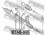 FEBEST BZAB-005 vairo trauklės įvorė
A1634630066