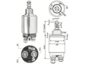 MAGNETI MARELLI 940113050178 solenoidinis jungiklis, starteris