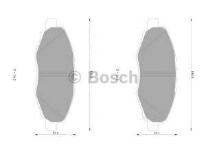 BOSCH 0 986 AB1 405 stabdžių trinkelių rinkinys, diskinis stabdys 
 Techninės priežiūros dalys -> Papildomas remontas
04465-0K100