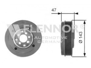FLENNOR FVD99536 skriemulys, alkūninis velenas 
 Diržinė pavara -> Dirželio skriemulys
038105243K, 1119003, YM216B320AA