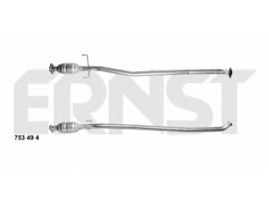 ERNST 753494 katalizatoriaus keitiklis 
 Išmetimo sistema -> Katalizatoriaus keitiklis
17420-27050