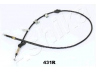 ASHIKA 131-04-431R trosas, stovėjimo stabdys 
 Stabdžių sistema -> Valdymo svirtys/trosai
47510ST3E51