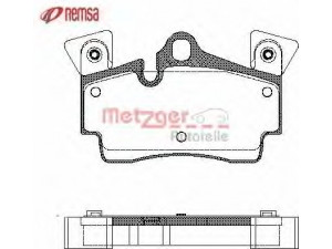 METZGER 0996.10 stabdžių trinkelių rinkinys, diskinis stabdys 
 Techninės priežiūros dalys -> Papildomas remontas
955 352 939 50, 7L5 698 451