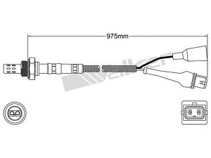 WALKER PRODUCTS 250-23154 lambda jutiklis 
 Variklis -> Variklio elektra
7674048