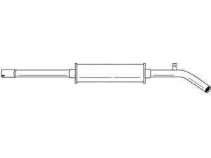AKS DASIS SG49416 vidurinis duslintuvas