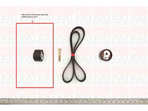 FAI AutoParts TBK397 paskirstymo diržo komplektas 
 Techninės priežiūros dalys -> Papildomas remontas