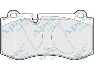 APEC braking PAD1561 stabdžių trinkelių rinkinys, diskinis stabdys 
 Techninės priežiūros dalys -> Papildomas remontas
A0044206220, A0044208020