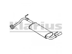 KLARIUS MA244M galinis duslintuvas 
 Išmetimo sistema -> Duslintuvas
BP8740100, BP87401009A, BPC240100
