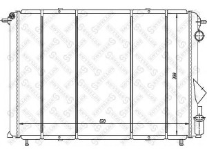 STELLOX 10-25231-SX radiatorius, variklio aušinimas 
 Aušinimo sistema -> Radiatorius/alyvos aušintuvas -> Radiatorius/dalys
6025101338