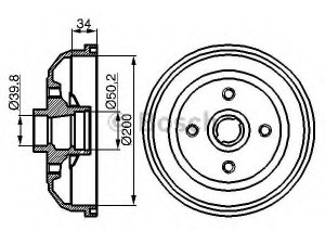 BOSCH 0 986 477 056 stabdžių būgnas 
 Stabdžių sistema -> Būgninis stabdys -> Stabdžių būgnas
418025, 418051, 90509107, 90509107