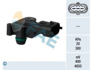 FAE 15129 jutiklis, įsiurbimo kolektoriaus slėgis 
 Elektros įranga -> Jutikliai
1682141, AG91-9F479-AA, U202-18-211