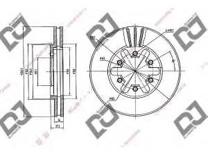DJ PARTS BD2055 stabdžių diskas 
 Stabdžių sistema -> Diskinis stabdys -> Stabdžių diskas
40206-02N00, 40206-02N01, 40206-09G00