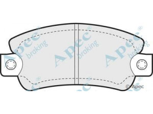 APEC braking PAD417 stabdžių trinkelių rinkinys, diskinis stabdys 
 Techninės priežiūros dalys -> Papildomas remontas
0792589, 5892309, 5892310, 5892549