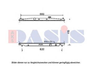 AKS DASIS 100078N radiatorius, variklio aušinimas 
 Aušinimo sistema -> Radiatorius/alyvos aušintuvas -> Radiatorius/dalys
19010RTW004