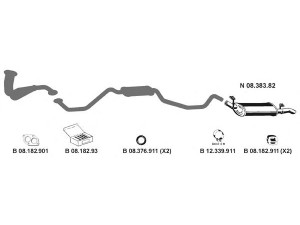 EBERSPÄCHER 082213 išmetimo sistema 
 Išmetimo sistema -> Išmetimo sistema, visa