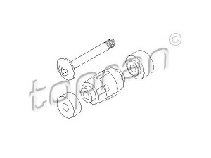 TOPRAN 700 366 skersinio stabilizatoriaus komplektas 
 Ašies montavimas/vairavimo mechanizmas/ratai -> Stabilizatorius/fiksatoriai -> Pasukimo trauklė
5461 600 QAA, 7700 799 404