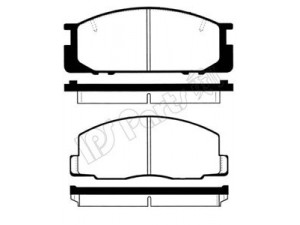 IPS Parts IBD-1262 stabdžių trinkelių rinkinys, diskinis stabdys 
 Techninės priežiūros dalys -> Papildomas remontas
0446512090, 04465YZZAA, 04465YZZDK
