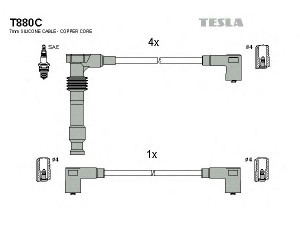 TESLA T880C uždegimo laido komplektas 
 Kibirkšties / kaitinamasis uždegimas -> Uždegimo laidai/jungtys
1612506