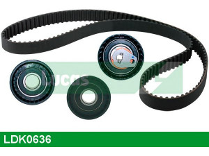 LUCAS ENGINE DRIVE LDK0636 paskirstymo diržo komplektas 
 Techninės priežiūros dalys -> Papildomas remontas
7701474019, 7701474022, 7701477184