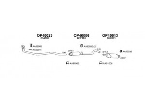 VENEPORTE 400084 išmetimo sistema 
 Išmetimo sistema -> Išmetimo sistema, visa