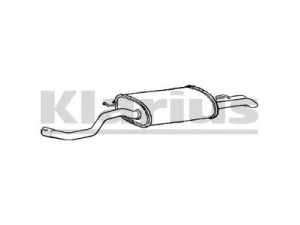 KLARIUS 250716 galinis duslintuvas 
 Išmetimo sistema -> Duslintuvas
1J5253609AF, 1J5253609AF, 1J5253609H