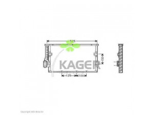 KAGER 94-5046 kondensatorius, oro kondicionierius 
 Oro kondicionavimas -> Kondensatorius
64538391355, 8391355