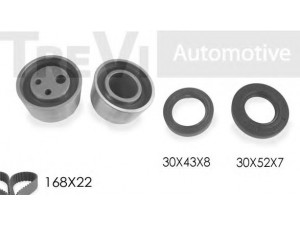 TREVI AUTOMOTIVE KD1062S paskirstymo diržo komplektas 
 Techninės priežiūros dalys -> Papildomas remontas