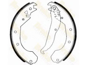 Brake ENGINEERING SH2211 stabdžių trinkelių komplektas 
 Techninės priežiūros dalys -> Papildomas remontas
1605594, 90273263, 1605591, 1605594