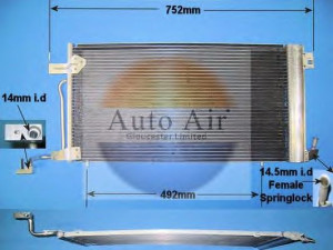 AUTO AIR GLOUCESTER 16-1250 kondensatorius, oro kondicionierius 
 Oro kondicionavimas -> Kondensatorius
6455AW, 6455W2, 9627152116-1251