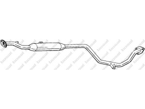 BOSAL 285-273 vidurinis duslintuvas 
 Išmetimo sistema -> Duslintuvas
MR 188846, MR 188850, MR 188869