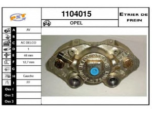 SNRA 1104015 stabdžių apkaba 
 Stabdžių sistema -> Stabdžių matuoklis -> Stabdžių matuoklio montavimas
3487291, 542073