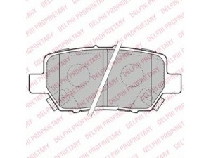 DELPHI LP2160 stabdžių trinkelių rinkinys, diskinis stabdys 
 Techninės priežiūros dalys -> Papildomas remontas
43022-SJA-E00, 43022-SJA-E01