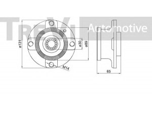 TREVI AUTOMOTIVE WB1209 rato guolio komplektas 
 Ašies montavimas/vairavimo mechanizmas/ratai -> Rato stebulė/montavimas -> Rato guolis
8971111