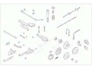 SACHS FORD-MONDE-RS019 vairavimo mechanizmas; rato pakaba 
 Ašies montavimas/vairavimo mechanizmas/ratai -> Prekių paieška pagal schemą