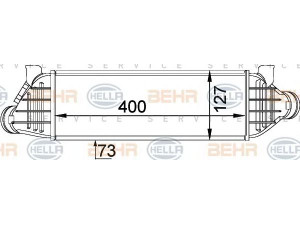 HELLA 8ML 376 746-651 tarpinis suslėgto oro aušintuvas, kompresorius 
 Variklis -> Oro tiekimas -> Įkrovos agregatas (turbo/superįkrova) -> Tarpinis suslėgto oro aušintuvas
1 671 445, 2C119L440BA, 2C119L440BB