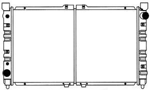 SAKURA  Automotive 1301-0251 radiatorius, variklio aušinimas