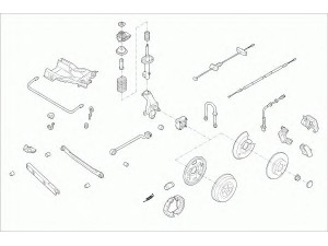 SACHS FORD-MONDE-RS006 vairavimo mechanizmas; rato pakaba 
 Ašies montavimas/vairavimo mechanizmas/ratai -> Prekių paieška pagal schemą