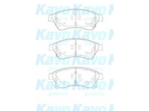 KAVO PARTS BP-1017 stabdžių trinkelių rinkinys, diskinis stabdys 
 Techninės priežiūros dalys -> Papildomas remontas
542120, 13301207, 13374966