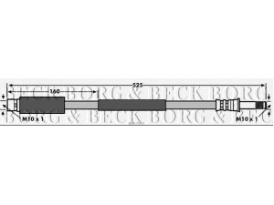 BORG & BECK BBH7903 stabdžių žarnelė 
 Stabdžių sistema -> Stabdžių žarnelės
906 428 03 35, 2E0 611 707 B