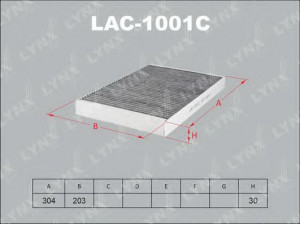 LYNXauto LAC-1001C filtras, salono oras 
 Techninės priežiūros dalys -> Techninės priežiūros intervalai
4B0 819 439 C, 4B1 819 441 C, 8E0 819 439