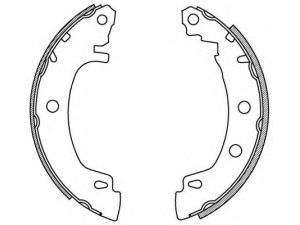 OPEN PARTS BSA2157.00 stabdžių trinkelių komplektas 
 Techninės priežiūros dalys -> Papildomas remontas
7701204835, 7701207266