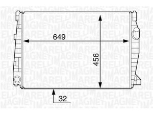 MAGNETI MARELLI 350213128900 radiatorius, variklio aušinimas 
 Aušinimo sistema -> Radiatorius/alyvos aušintuvas -> Radiatorius/dalys
606 9476 9, 60694769, 717 4029 2
