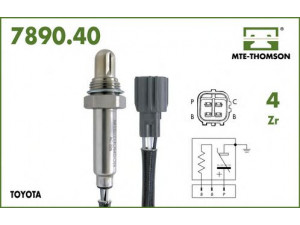 MTE-THOMSON 7890.40.028 lambda jutiklis 
 Išmetimo sistema -> Jutiklis/zondas
89467-33050, 89467-33050
