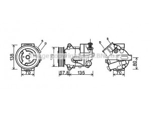 AVA QUALITY COOLING OLAK496 kompresorius, oro kondicionierius 
 Oro kondicionavimas -> Kompresorius/dalys
13262839, 13262843, 13271264, 13271267