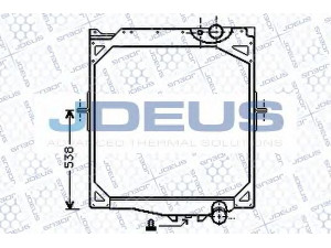 JDEUS 131M08 radiatorius, variklio aušinimas 
 Aušinimo sistema -> Radiatorius/alyvos aušintuvas -> Radiatorius/dalys
1676435, 1676635, 8112961, 8149683
