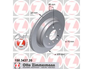 ZIMMERMANN 150.3437.20 stabdžių diskas 
 Dviratė transporto priemonės -> Stabdžių sistema -> Stabdžių diskai / priedai
3421 6 764 653, 3421 6 855 008