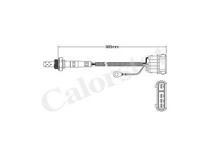 CALORSTAT by Vernet LS130138 lambda jutiklis 
 Variklis -> Variklio elektra
3345153, 030906265F, 030906265J