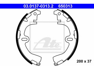 ATE 03.0137-0313.2 stabdžių trinkelių komplektas 
 Techninės priežiūros dalys -> Papildomas remontas
04495-12210, 04495-12220, 04495-20090